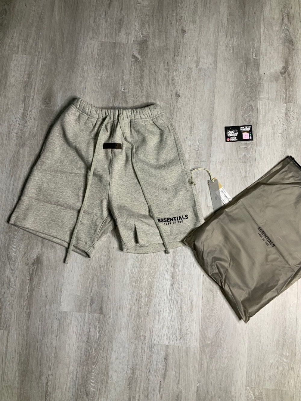 *NEW* Dark Oatmeal Essentials Fear Of God Shorts Sizes XS,Small, And Medium